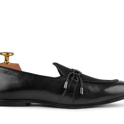 nico premium leather shoe with tassel details