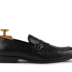 santino-nero loafers handcrafted with premium calf leather