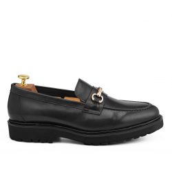 Stalvio Noir Black leather shoes