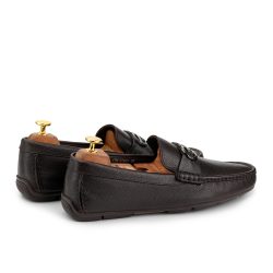 Glidemoor brown deer leather driving loafers