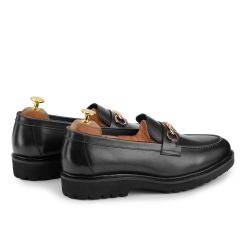 Stalvio Noir Black leather shoes