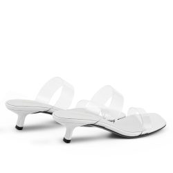Lumea white kitten heels