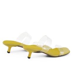 lumea canary Yellow kitten heels