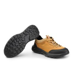 AeroStride brown nubuck leather sports shoes