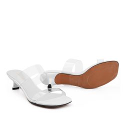 Lumea white kitten heels