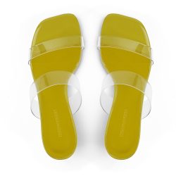 lumea canary Yellow kitten heels