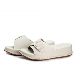 soleta Pearl faux leather slippers