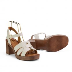 Stratum platform block heel sandals