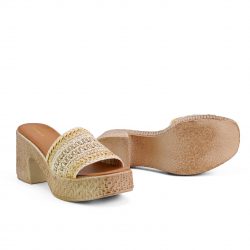 SteadyGlam platform heel sandals