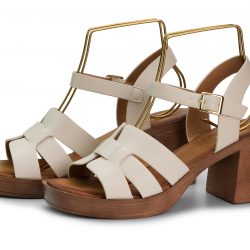 Stratum platform block heel sandals