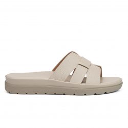 EaseWalk Beige faux leather slip-ons