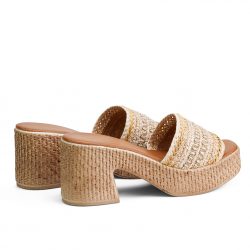 SteadyGlam platform heel sandals