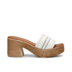 SteadyGlam Pearl platform heel sandals